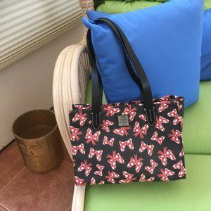 DISNEY DOONEY BOW TOTE BAG BLACK SMALL